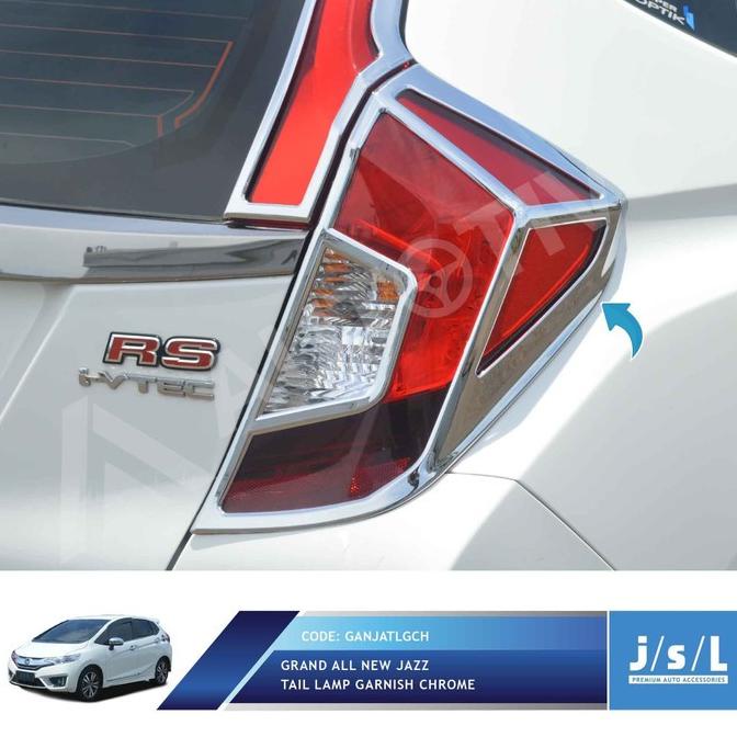 Garnish Belakang All New Jazz Garnis Lis Lampu Chrome rod4 Buru Order