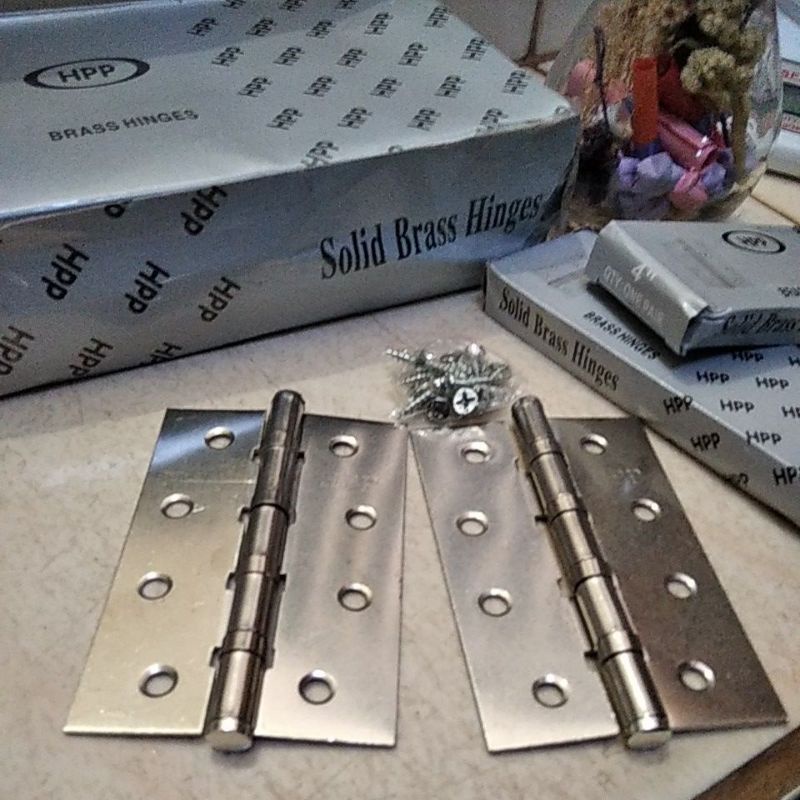 engsel besi pintu 4 inch hpp / engsel pintu hpp