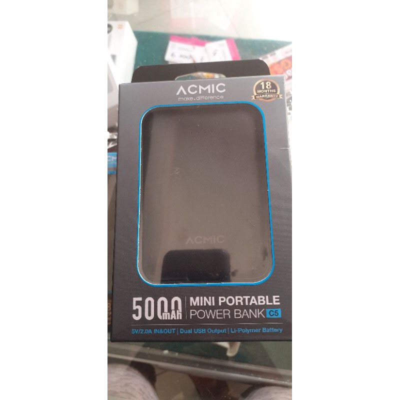 Power Bank ACMIC C5 5000 mAh Original