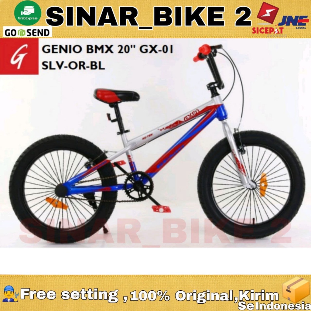 Sepeda Anak BMX Genio GX-01 Ukuran 20 Inch