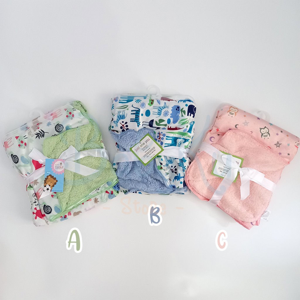 Selimut Bayi Lembut IMPORT Merk JUST ONE YOU