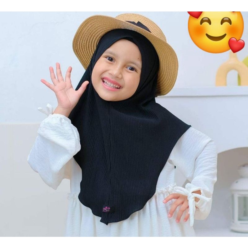 JILBAB BERGO PLISKET LIDI ANAK