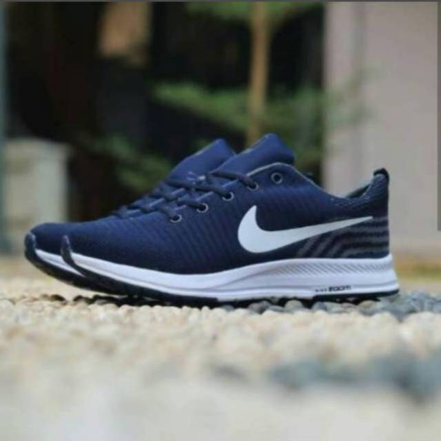 TmO - 8.8 Sale sepatu pria sneakers running Halilintar Navy/sepatu sneakers fashion tali kekinian termurah bisa cod size 39-43