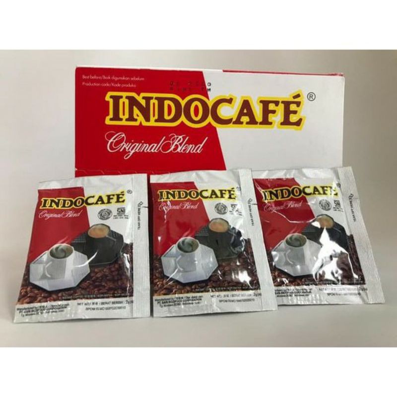 

Indocafe Original Blend Kopi Bubuk Instant Asli Sachet