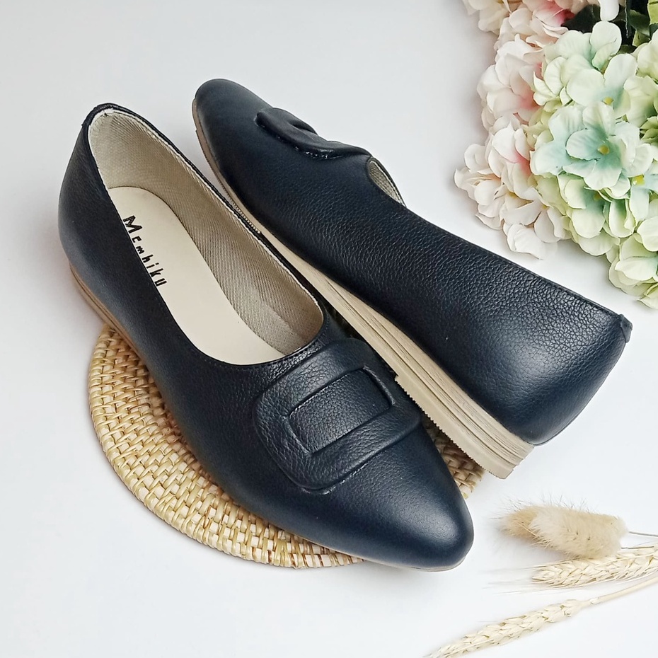 Sepatu wanita kulit garut asli / sepatu pentopel wanita asli garut