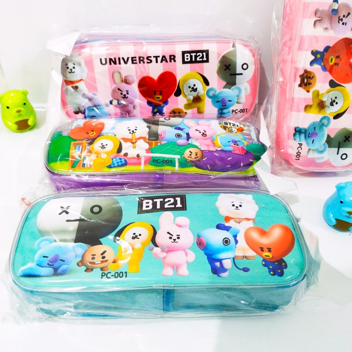 

Star Kotak Pensil Bt21 Bts Karakter Korea Boneka Pensil Case Bahan Bagus Terlaris