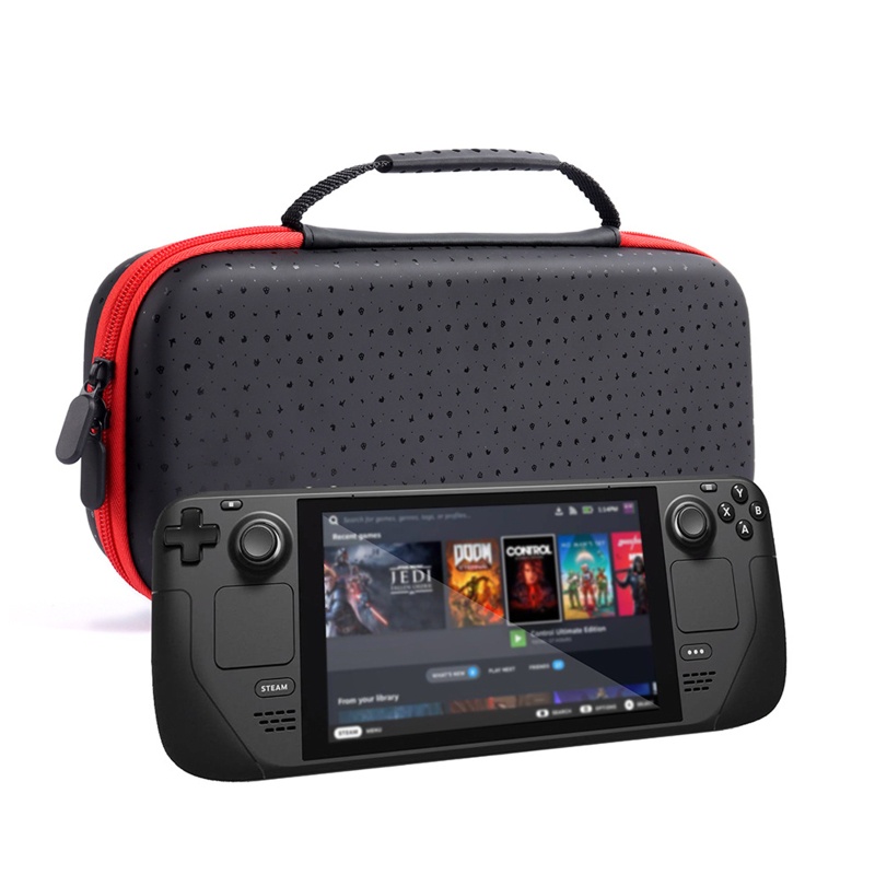 Gro Hard Cover Gendong Untuk Case Untuk Shell Travel Storage Bag Untuk Steam Deck Konsol Game Controller Bag Aksesoris