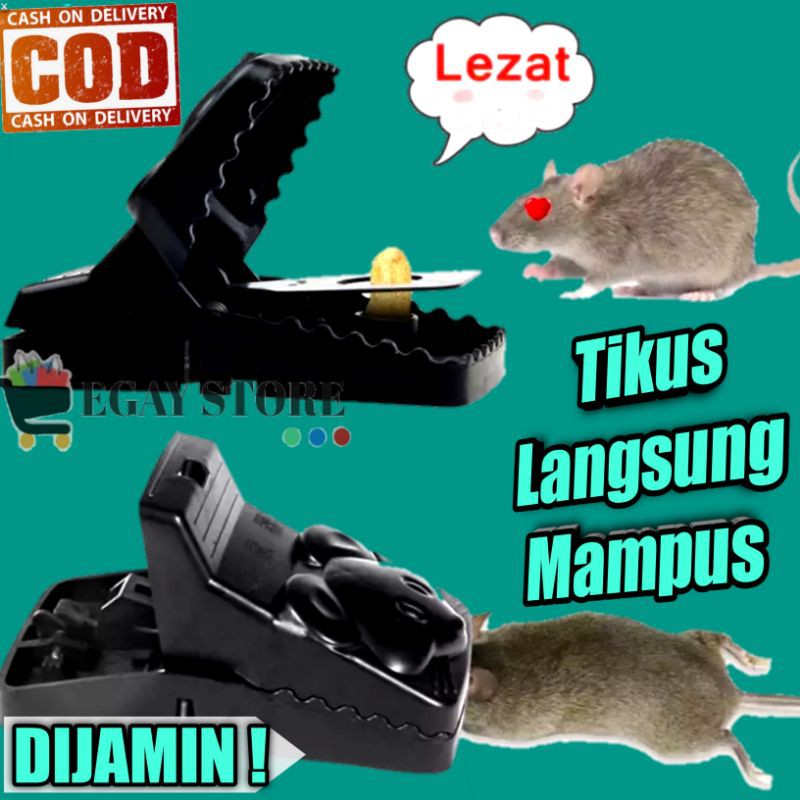 Jebakan Tikus Perangkap Jepit Jepitan Tikus Canggih Mouse Trap Control Canggih Paling Ampuh Cod