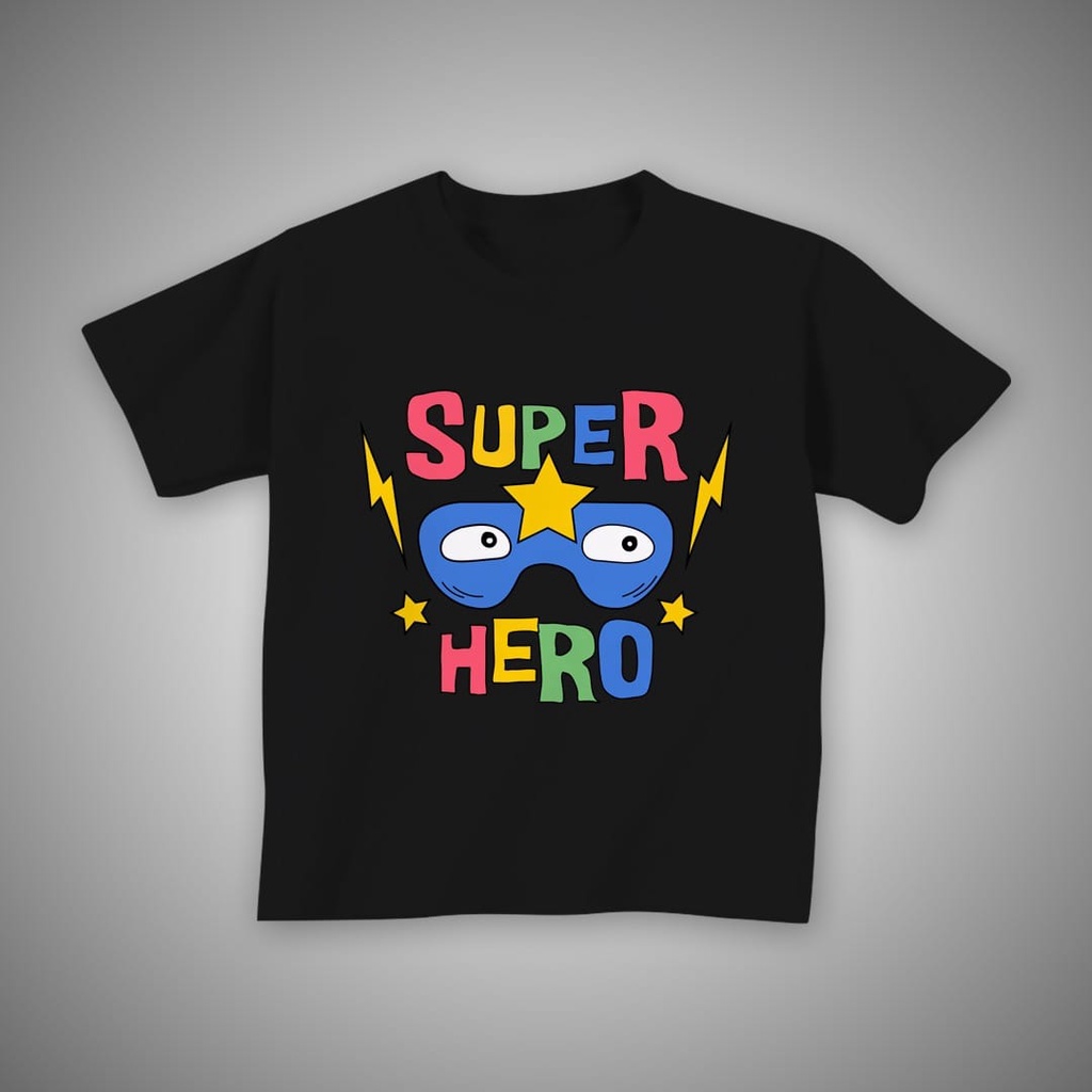 SUPER HERO BAJU ANAK - ATASAN TEBAL PREMIUM