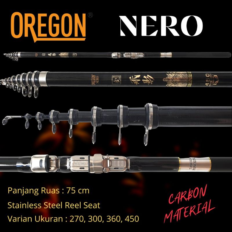 JORAN TEGEK KOLONG OREGON NERO 270 300 360 450