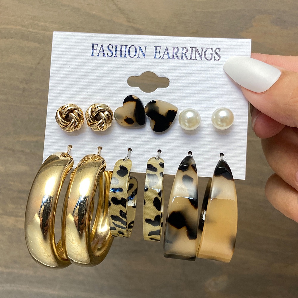 17KM Fashion Pearl Butterfly Earring Set Crystal Tassel Elegant Stud Earrings Gold Earrings Women Jewelry Accessories-30