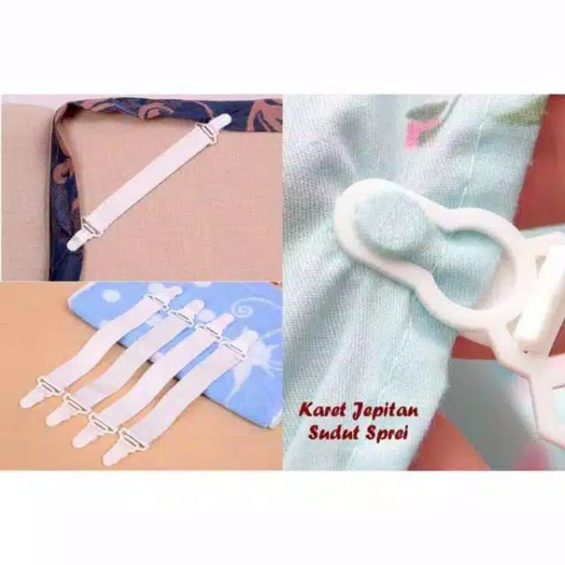 KARET PENJEPIT UJUNG SPRAI SET isi 4pcs