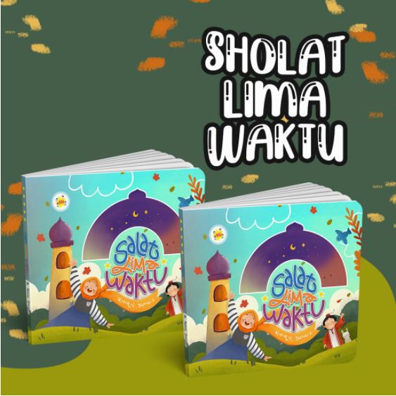 Board Book Sholat 5 Waktu - Buku Anak-anak