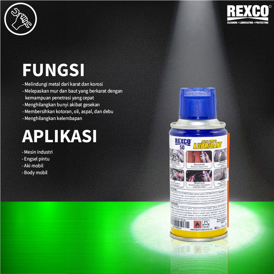 Rexco 50 Pelumas Anti Karat Serbaguna Multipurpose Lubricant 120 ML