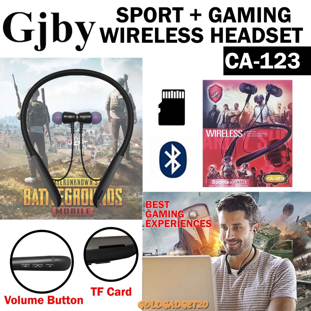 SPORT WIRELESS ORIGINAL  GAMING GJBY CA-123 (NECK CHAIN TYPE)