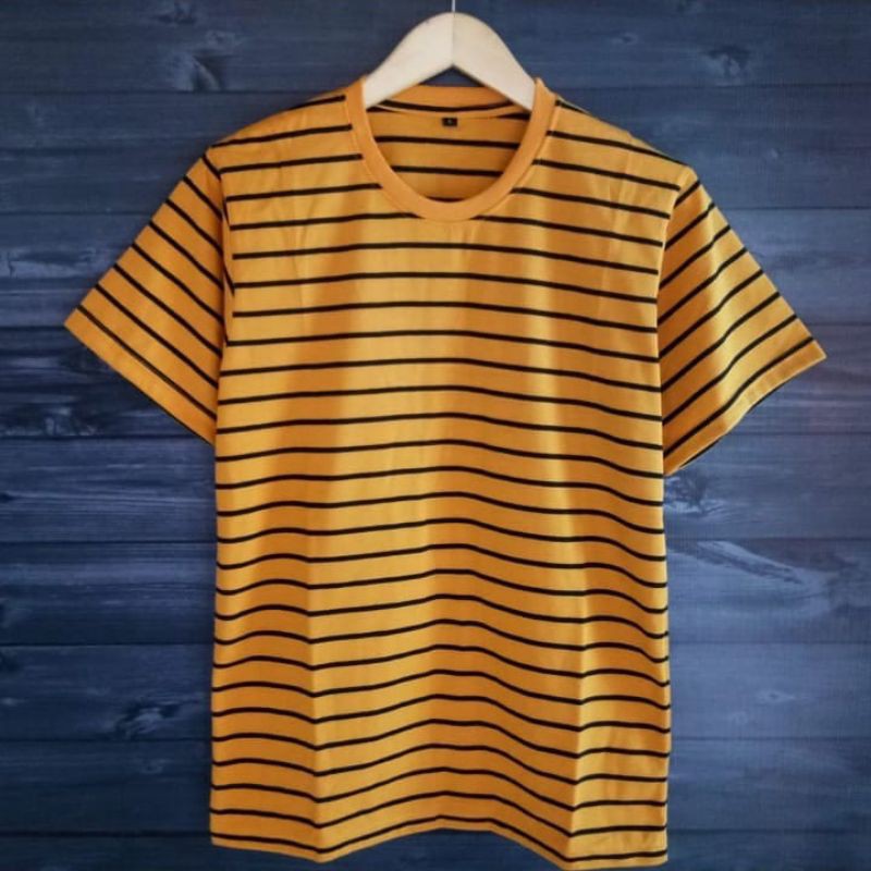 kaos Stripe pendek