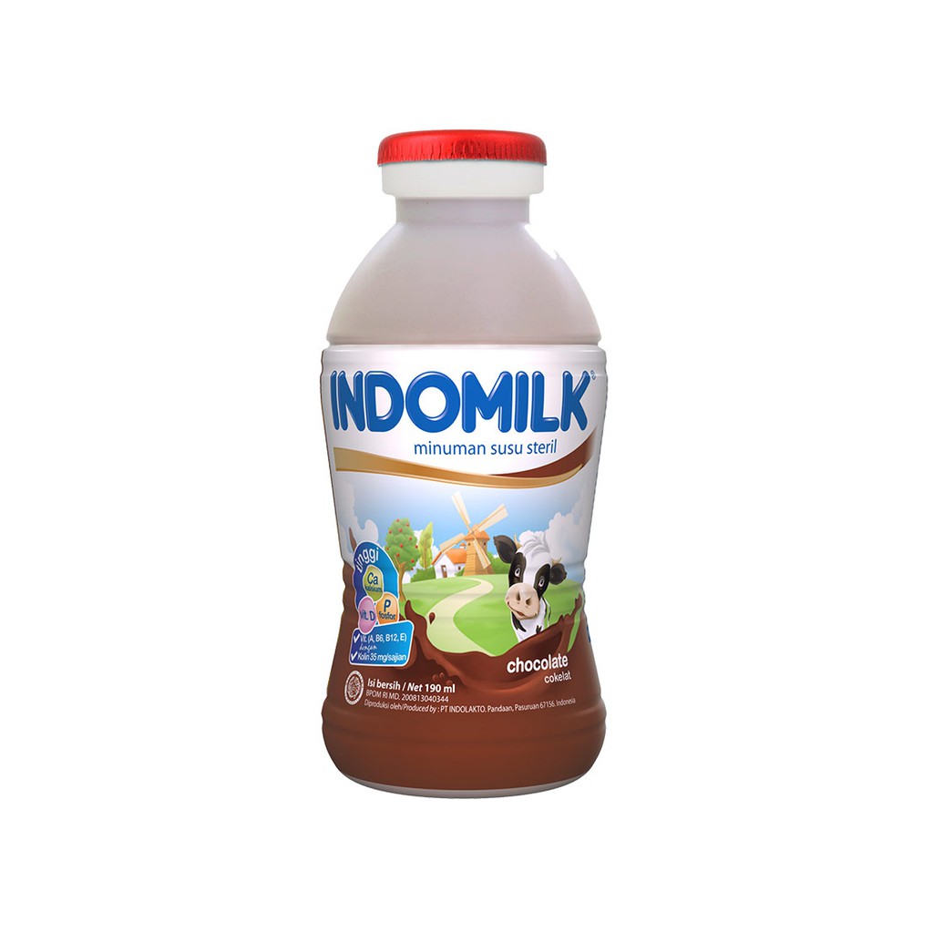 

INDOMILK SUSU CAIR COKLAT 190ML BTL - Farmers Market