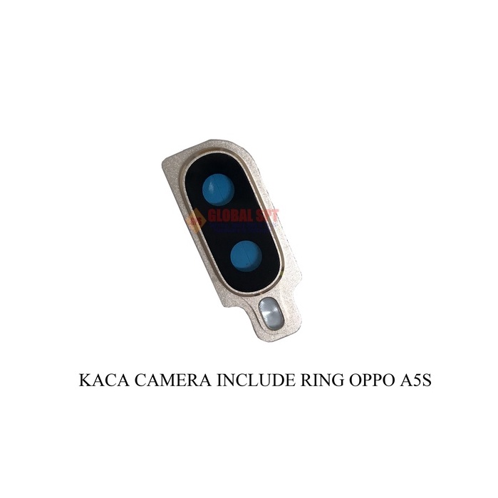 KACA CAMERA INCLUDE RING SET OPPO A5S / KACA LENSA KAMERA