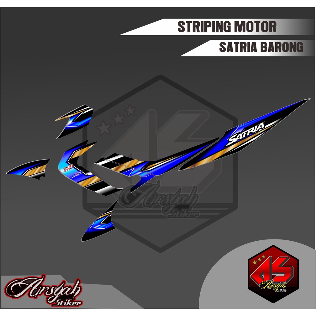 Striping satria fu Barong / Striping satria Barong /Striping Satria Fu lama / Striping Satria Fu Sti