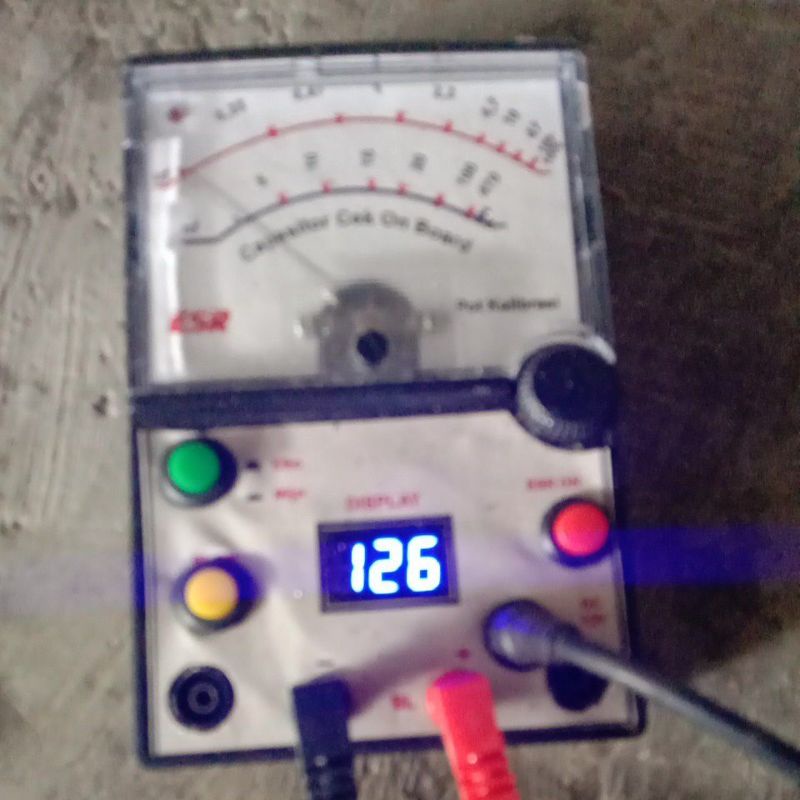 esr meter + tester backligh