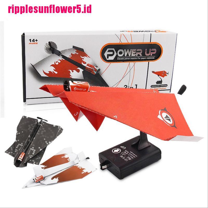 Mainan Rc Pesawat Terbang Power Red Paper Lipat