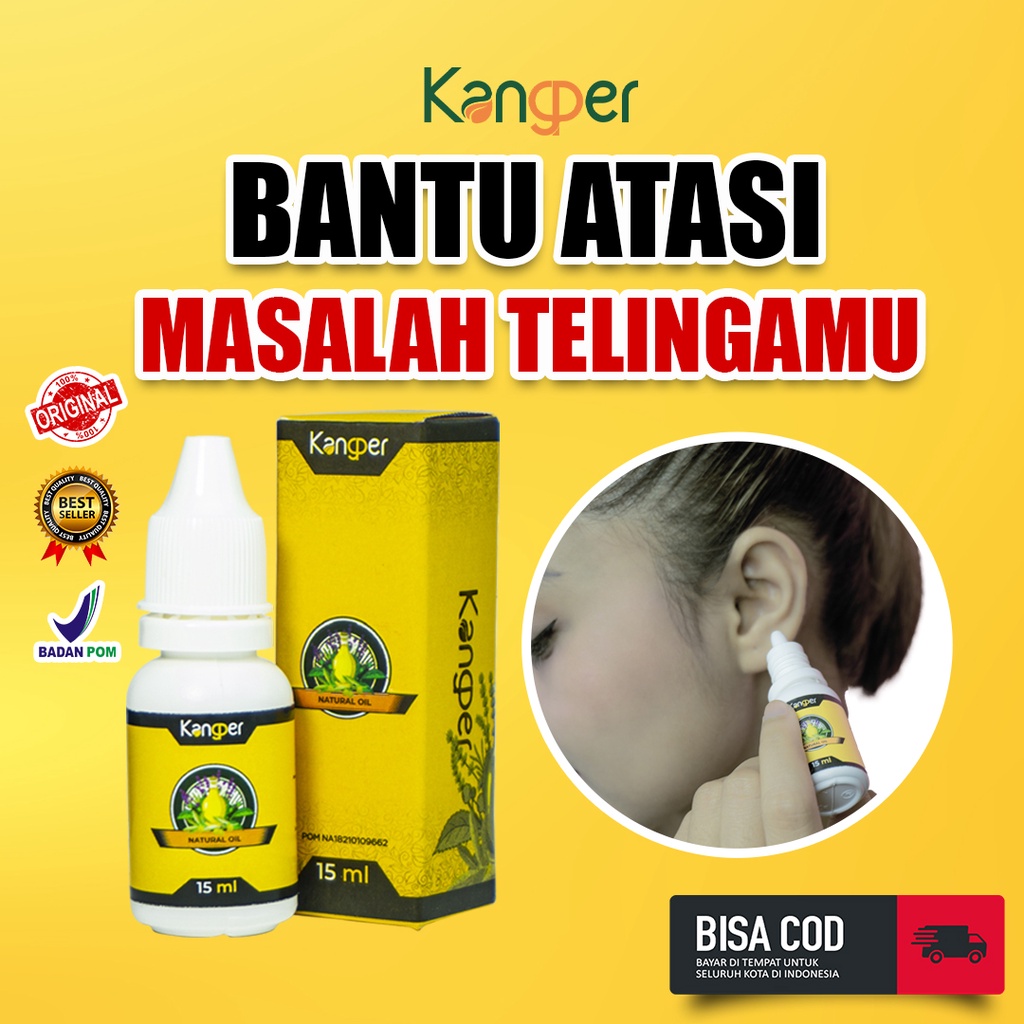 Obat Tetes Sakit Telinga Congek Bernanah Infeksi Curek Berdengung KANGPER ASLI BPOM