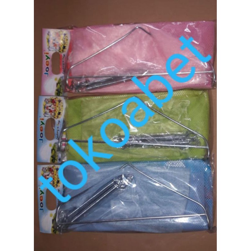 Paket Manual Ayunan Bayi Portable ORIENT Warna Warni dg Kain Ayun dan Kelambu dan PER#tokoabet