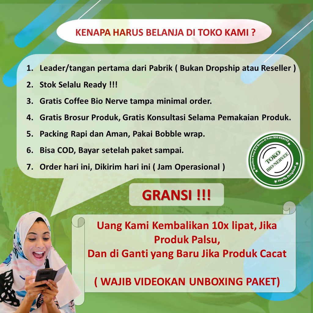 Bio Nerve NDR Malaysia Bio Nervee 100% Original Bionerve Asli Obat Herbal Diabetes Asam urat lambung-4