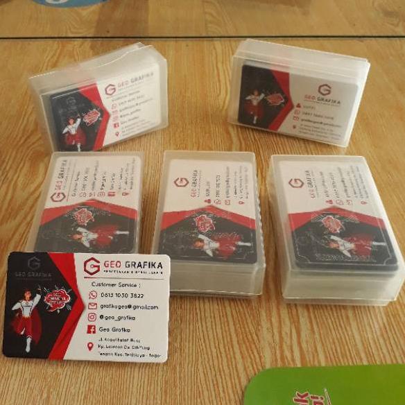 

(SIAP KIRIM..!) Geo Grafika - Kartu Nama 1 Box Isi 100 Pcs Free Box