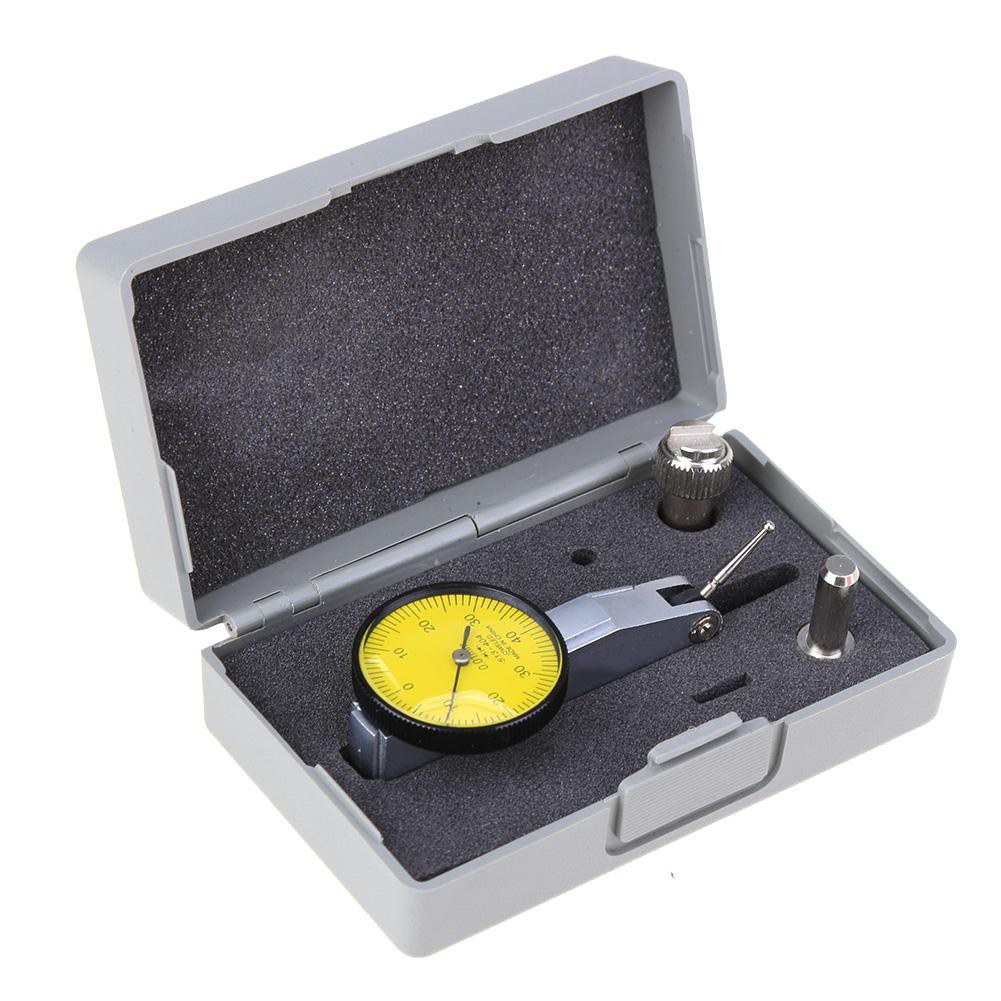 0-0.8mm Precision Waterproof Dial Test Lever Indicator Gauge Scale Meter L&amp;6