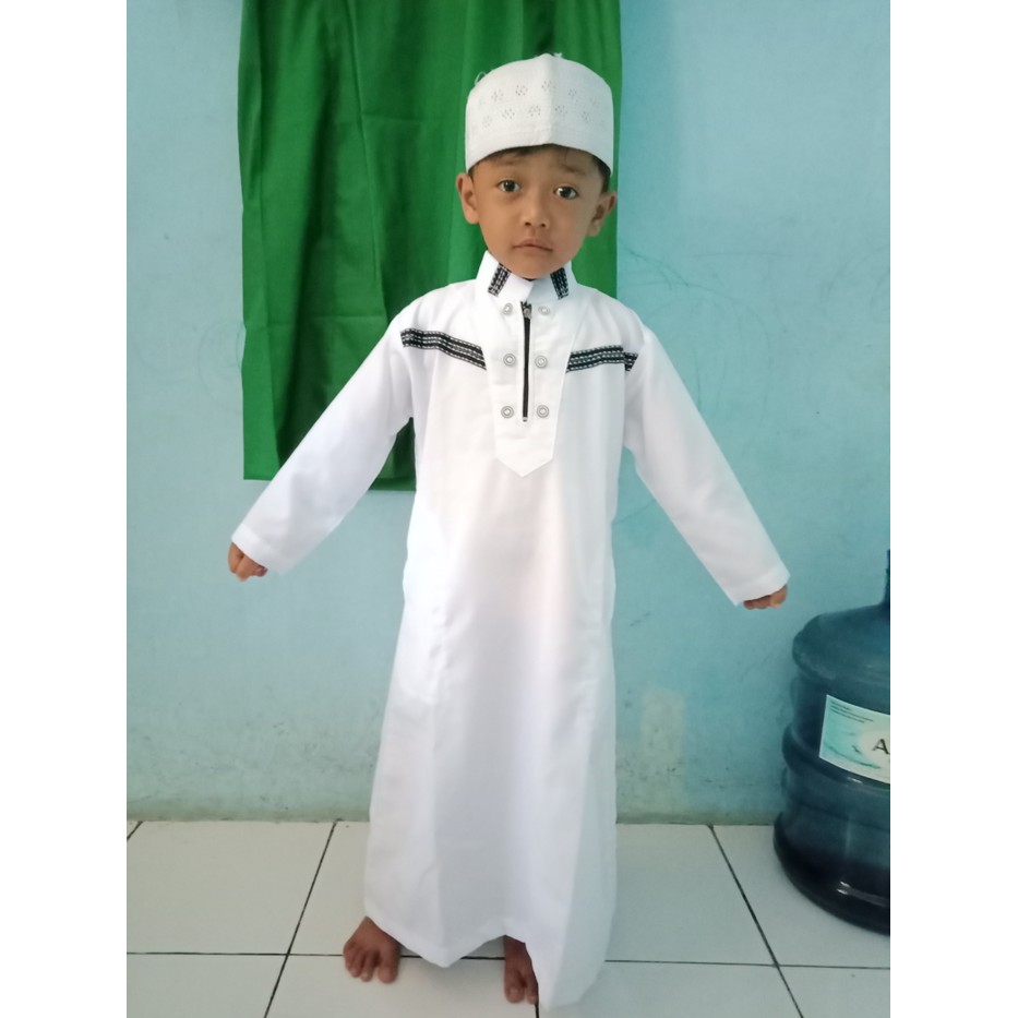 BAJU KOKO-


 baju koko gamis anak laki (1 sd 12 tahun) - Putih