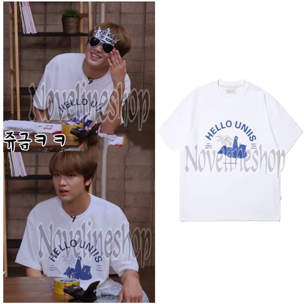[COD] TSHIRT KAOS NCT HAECHAN OUTFIT HELLO UNIIS KPOP PREMIUM COTTON COMBED 30S