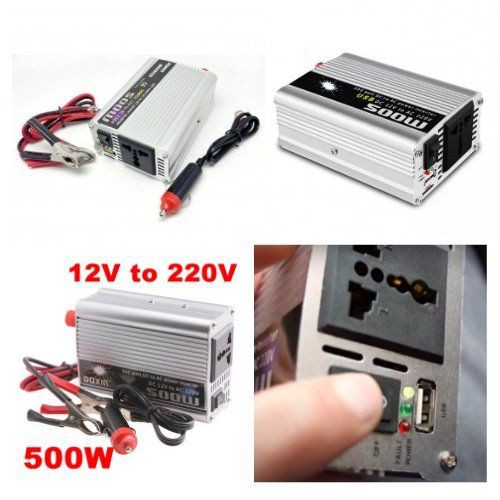 Power Inverter Converter Mobil DC 12v To AC 220V 500Watt OMCI04SV 111