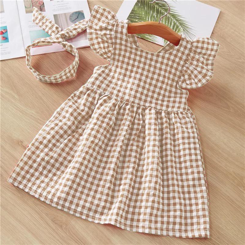 Zahra Dress Anak Perempuan Aliza Bahan Katun | Pakaian Anak Kekinian Umur 1-5 Tahun