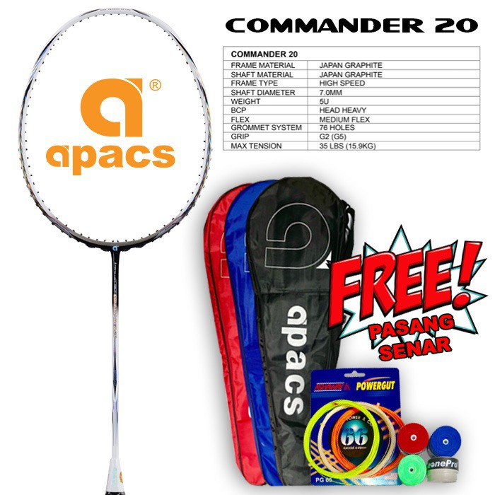 Raket Badminton APACS - Commander 20