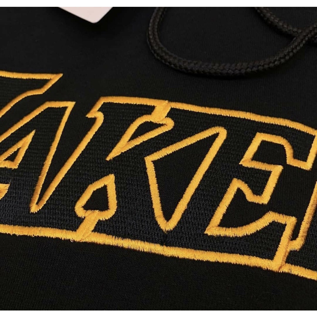 Sweater Hoodie NBA LA Lakers Fullbordir&amp;Fulltag Original Premium