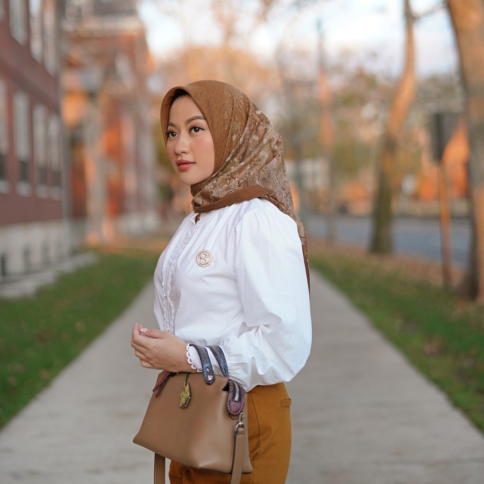 New York Reborn Square Voile - Central Park