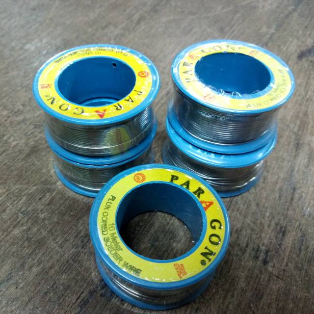 Timah Solder kecil 10 meter 0.8 mm Paragon solder wire | Shopee Indonesia