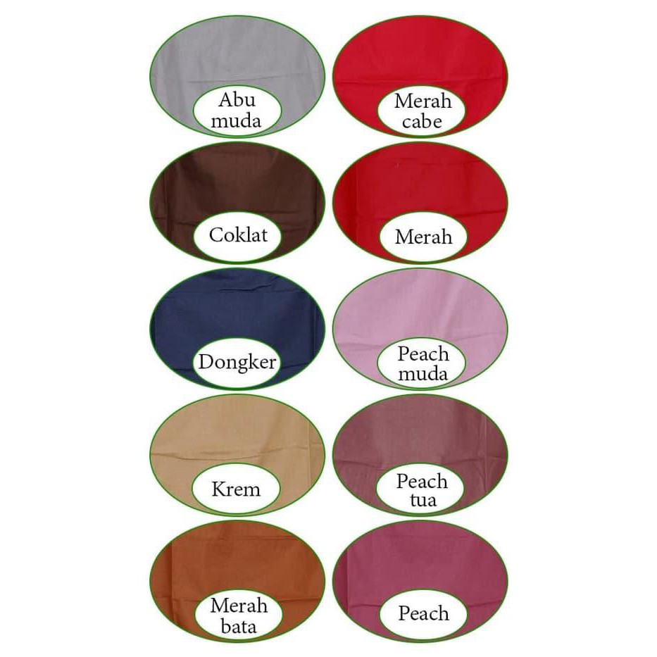 [fashion-muslim] Rok Muslim Panjang Anak Remaja Dewasa Bahan Katun Paris Tali Pinggang