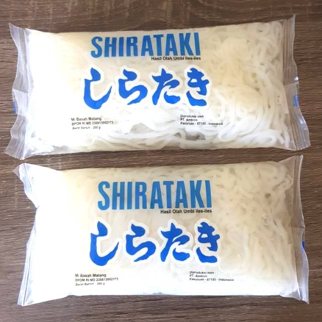 Surabaya Wet Shirataki Noodle Mie Shirataki Basah 200gr Shopee Indonesia