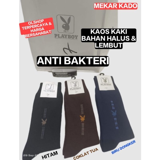 Kaos kaki kantoran branded pria dewasa