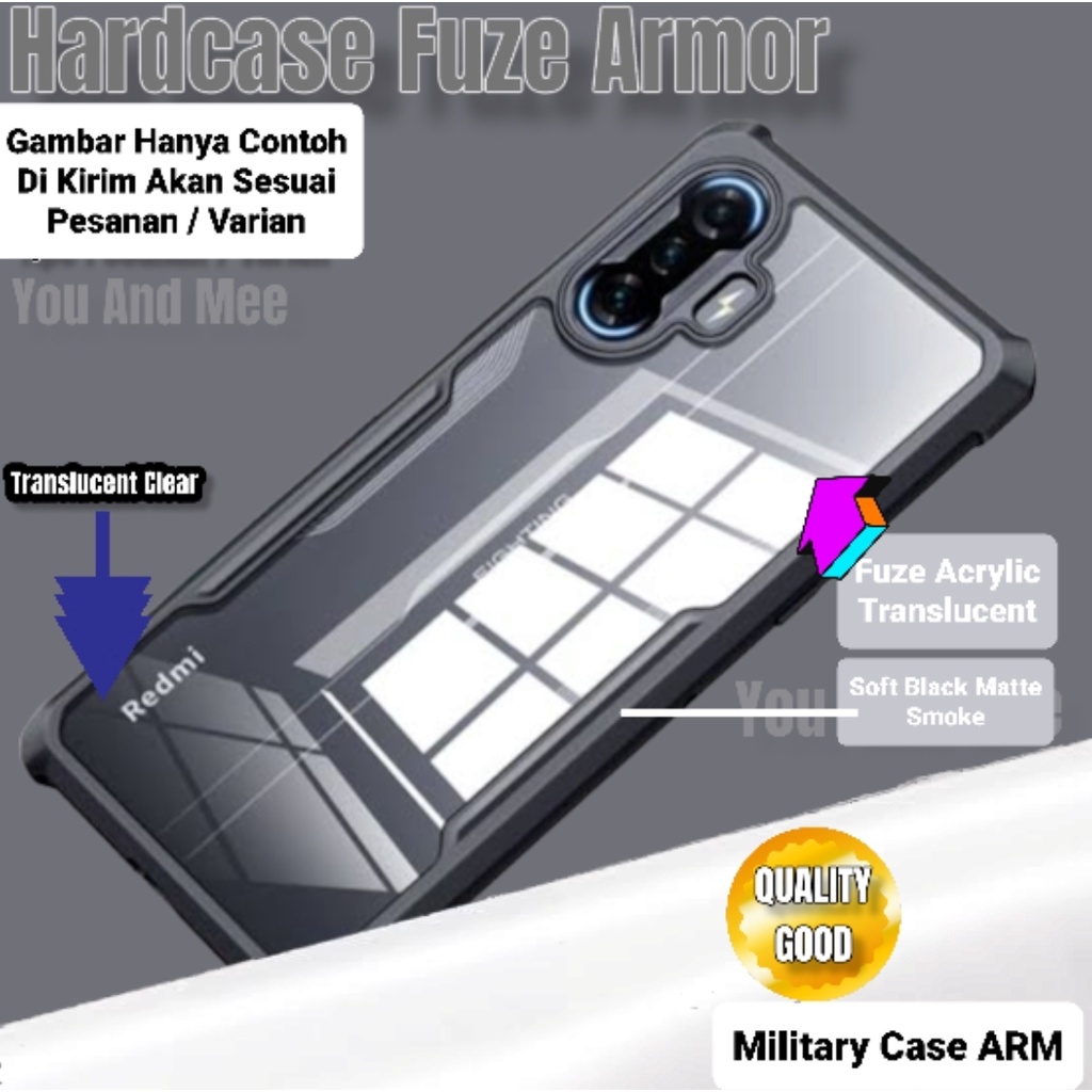 Fuze ACRYLIC IPACKY X.U.N.DD Xiaomi Mi 11T/Mi11T PRO/Mi 11/Mi 11LITE/Mi11 ULTRA/MiA2 Mi6X Softcase Side Black-Hitam/Gelap Crack Armor Airbag Anti Fall/Hardcase Transparant-Transparent-Transparan Bening Clear CASING-Soft Case /ipaky Hard TPU T Lite A2 6X