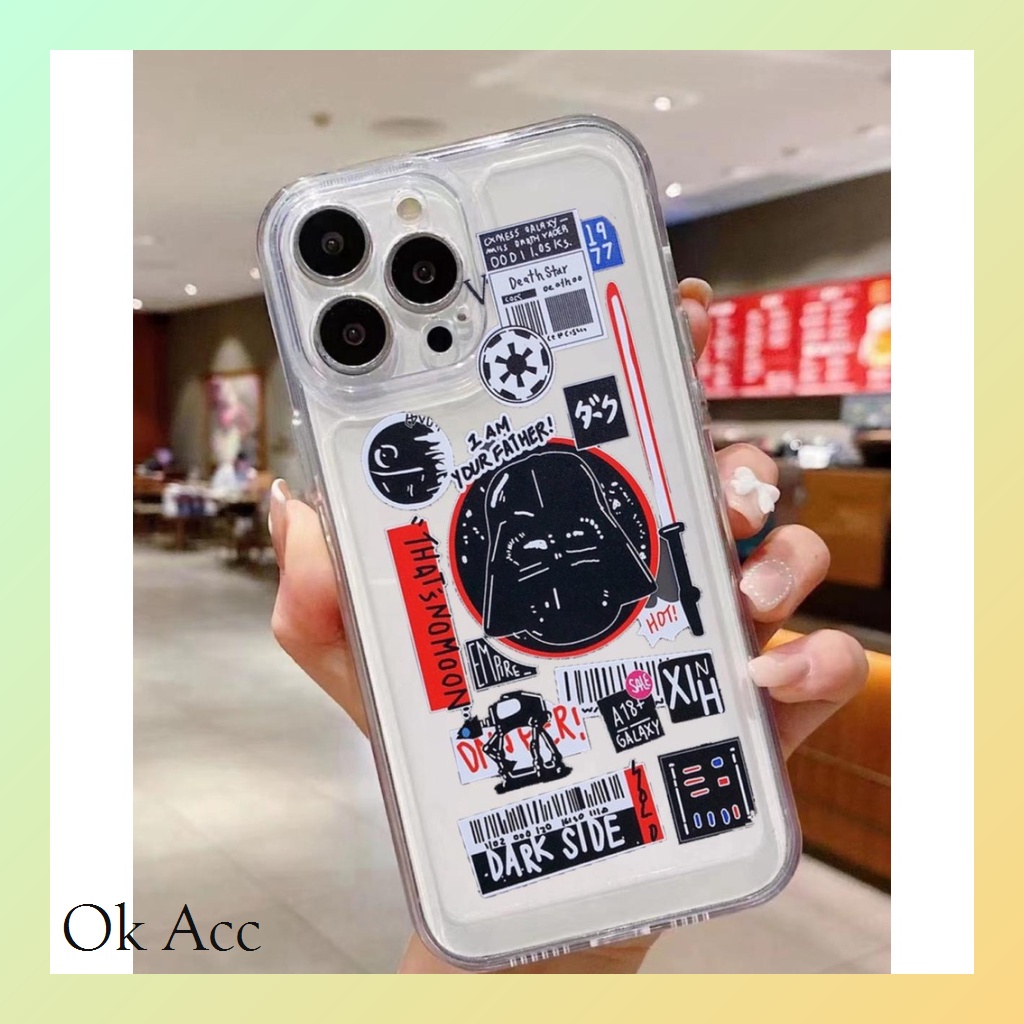 Casing Star wars GG01 for Oppo A1k A11k A12 A15 A15s A16 A17 A3s A33 A36 A96 A37 Neo 9 A5s A5 A52 A53 A54 A57 A7 A72 A74 A76 A77 A9 A92 A95 Reno 4 4F 5 5F 6 7 7Z 8 8Z Realme U1 U2 2 Pro C1 C2 C11 C21 C21y C30 C31 C33 C35 5 5s 5i C3 Narzo 50a 50i