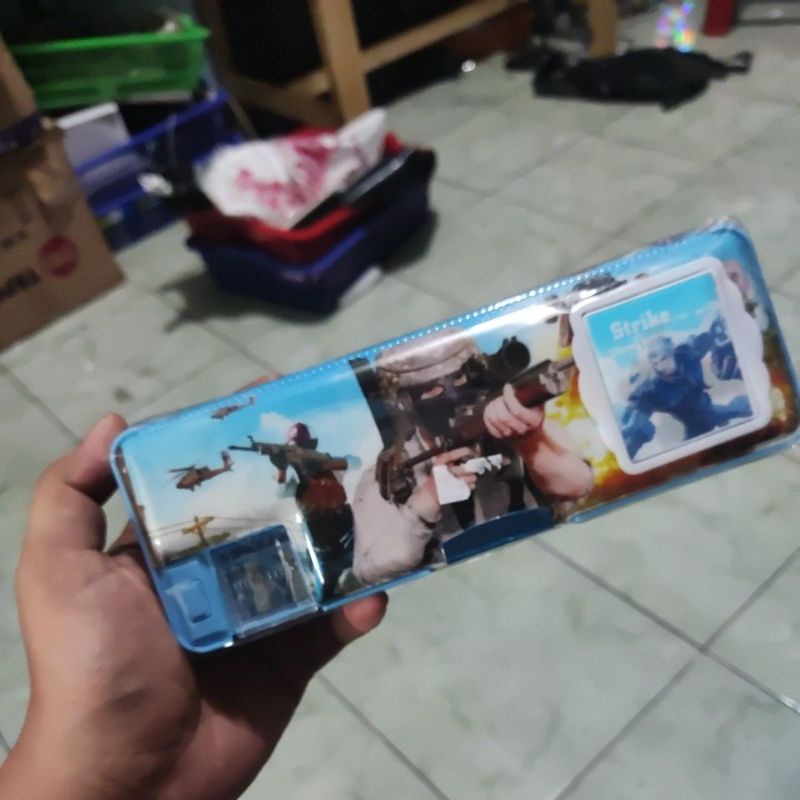 Kotak pensil / Kotak pensil KALKULATOR / Kotak pensil fancy & Kalkulator / kotak pensil karakter-PUBG
