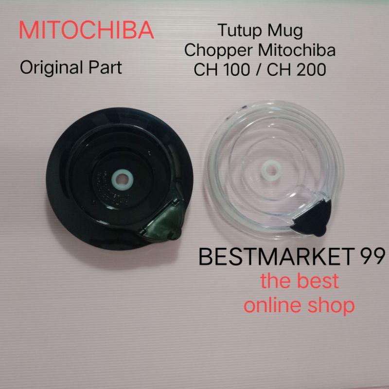 TUTUP MUG CHOPPER MITOCHIBA CH 100 1,5 ltr  / CH 200 2 liter