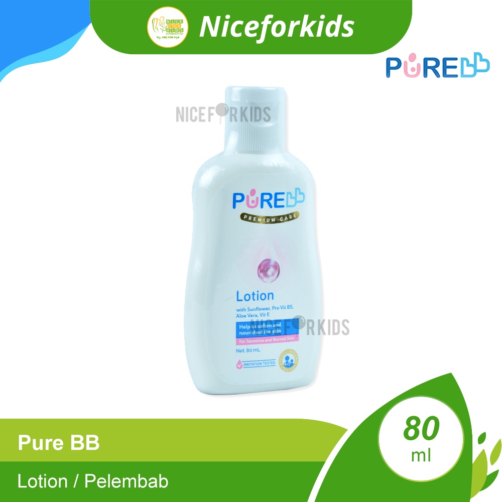 Pure BB Baby Premium Lotion 80ml / Pure Baby Body Lotion Anak 80ml