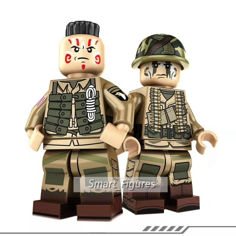 Koleksi Minifigures US Marine Corps WWII U.S. Action Figure Tentara Medikal Mini Untuk Hadiah