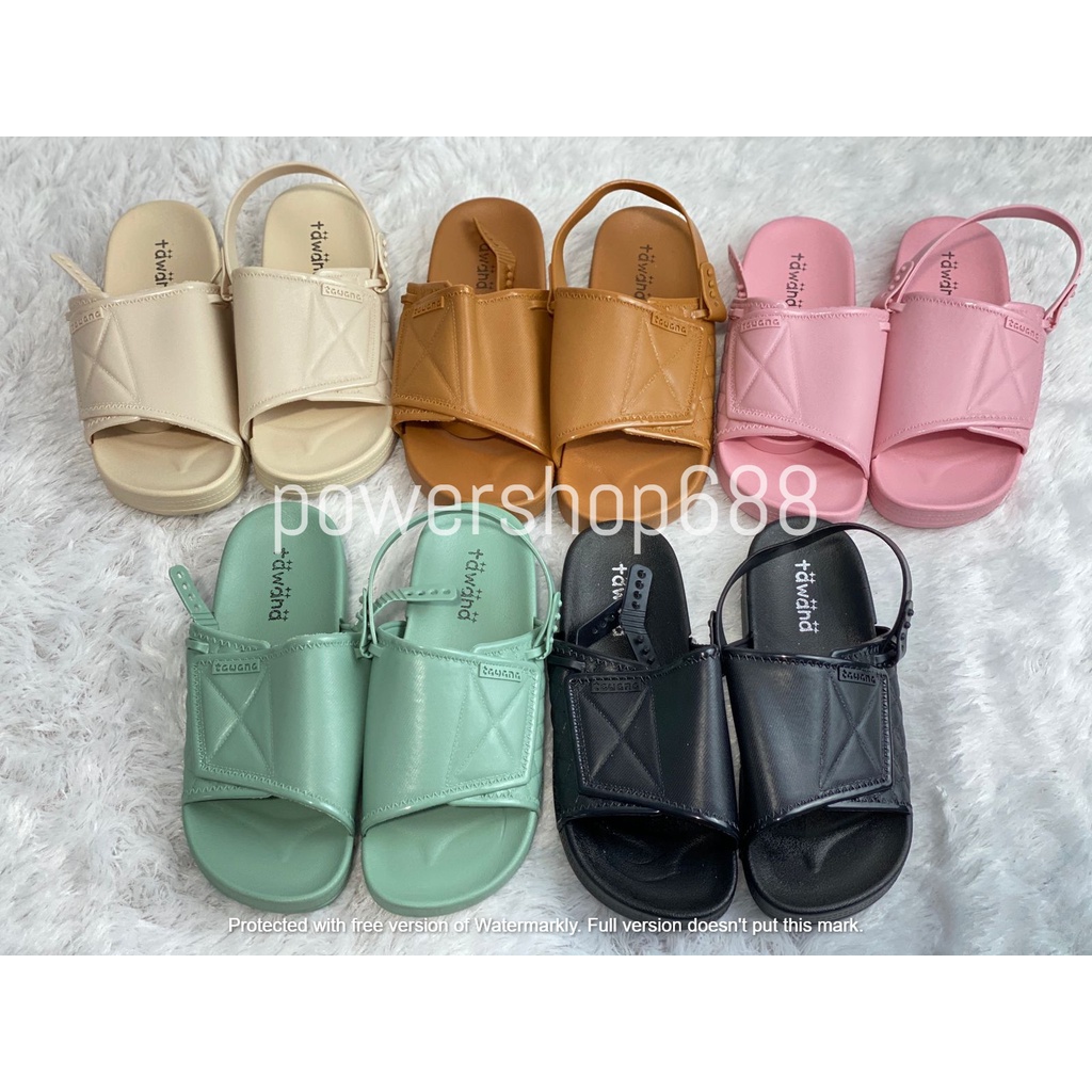 Import Sandal Tawana Slippers 2in1 / Sandal Flipflop Tawana Import Terbaru / Sandal Strap 2in1-3