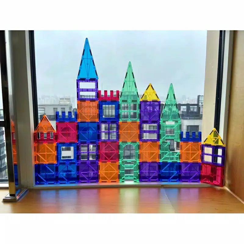 Magnetic tiles / Magnatiles Connetix Alike Magnetic Blocks 120PCS