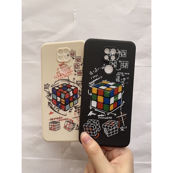 Case Edge Motif Rubic Cube For Vivo Y20 Y12S Y30 Y50 Y71 Y17 Y91 Y91C